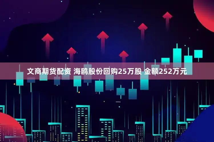 文商期货配资 海鸥股份回购25万股 金额252万元