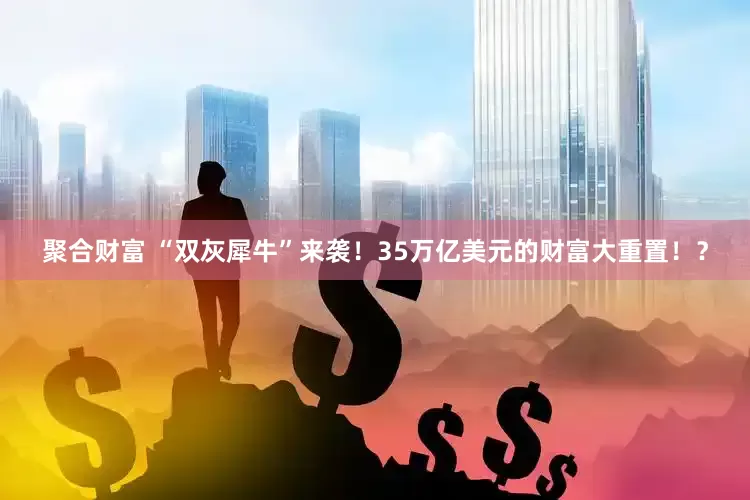 聚合财富 “双灰犀牛”来袭！35万亿美元的财富大重置！？